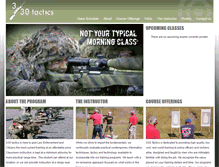 Tablet Screenshot of 330tactics.com